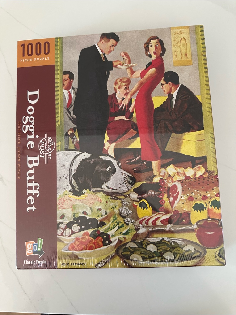 Doggie Buffet 1000-Piece Jigsaw Puzzle. New still in original sealed box,